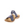 Rieker slippers blauw 3