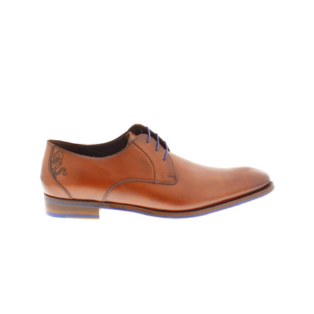 Floris Van Bommel chaussures basses cognac