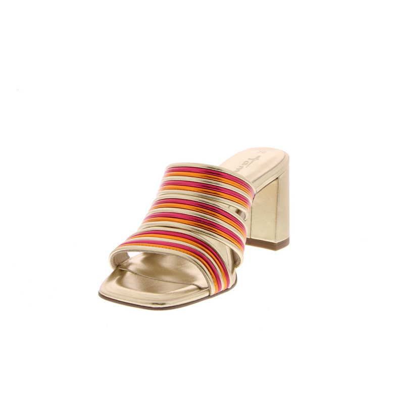 Tamaris slippers goud 3