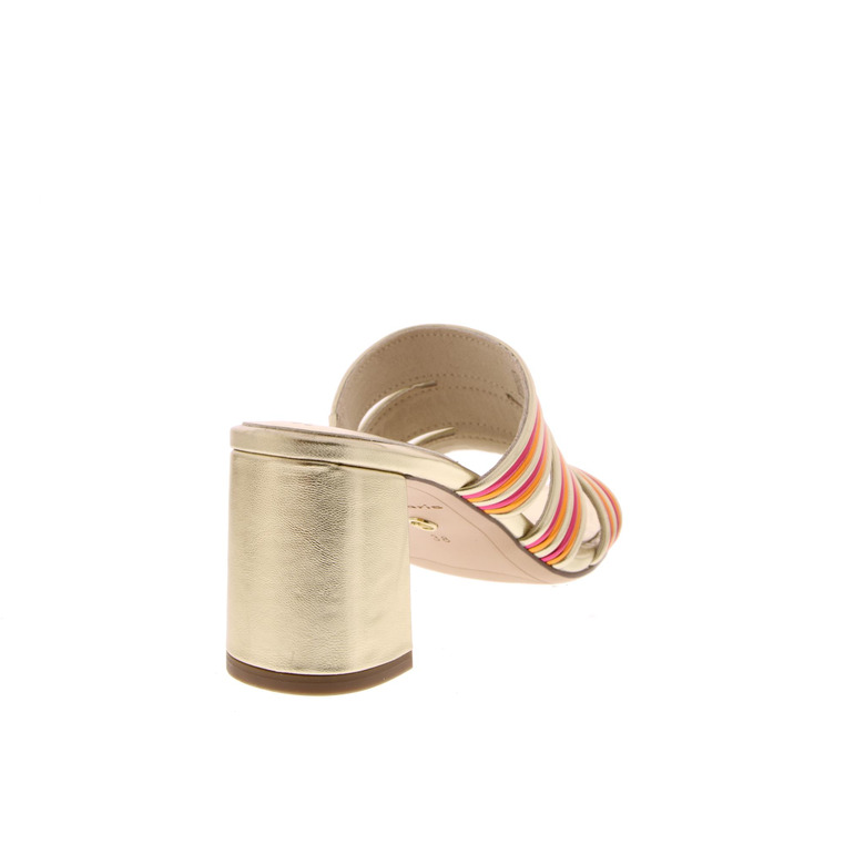 Tamaris slippers goud 4