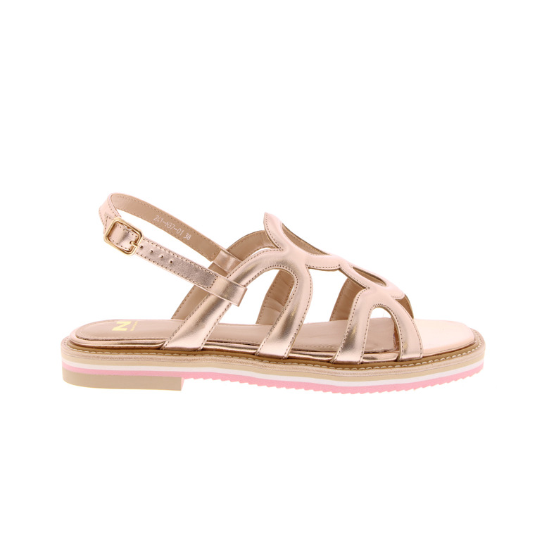 Nathan-debeyne sandalen gold 1