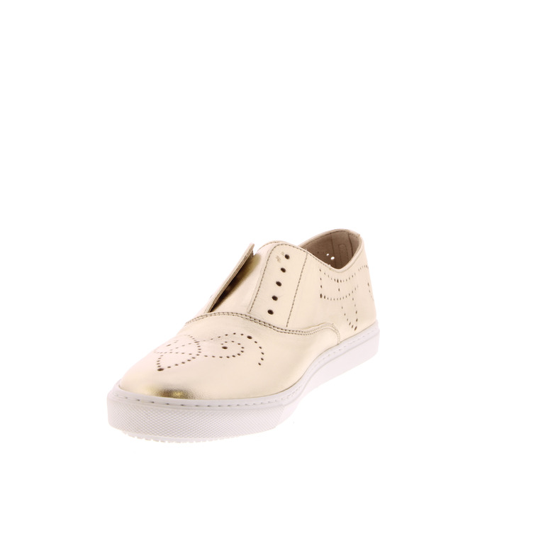 Fratelli Rossetti lage schoenen goud 3