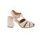 Faire sandalen ecru 1