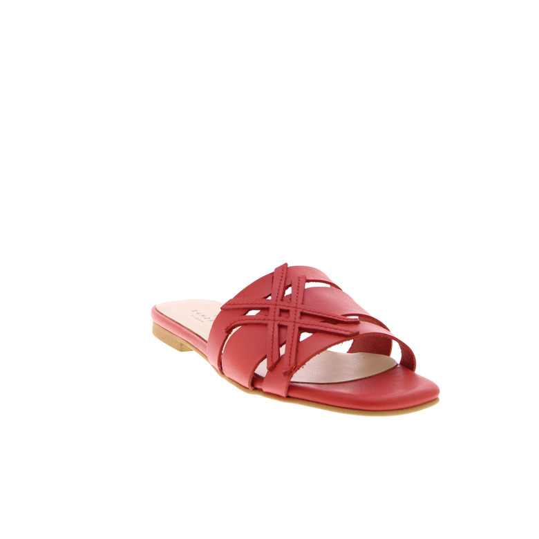Xandres slippers rood 2