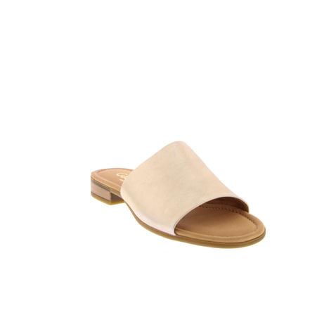 Gabor thong slippers gold