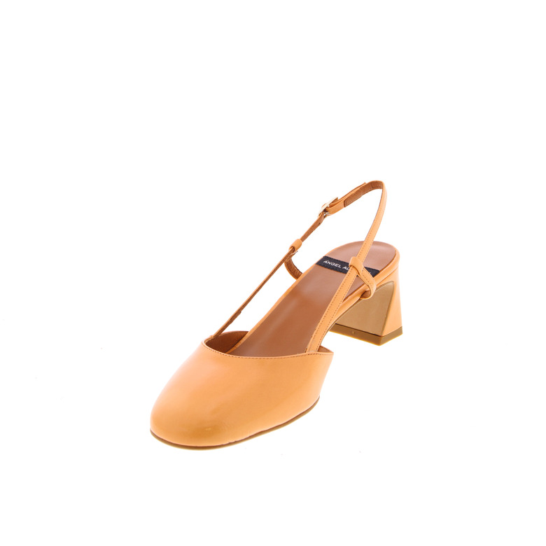 Angel Alarcon pumps oranje 3