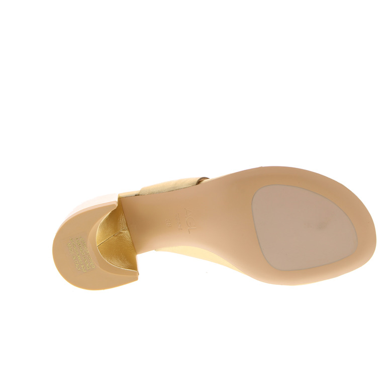 Agl slippers goud 5