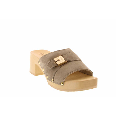 Scholl slippers taupe