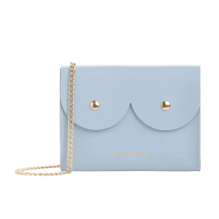 Marie Martens crossbody licht blauw