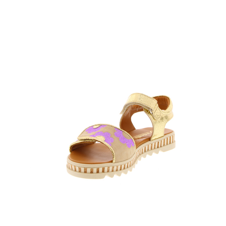 Rondinella sandalen goud 3