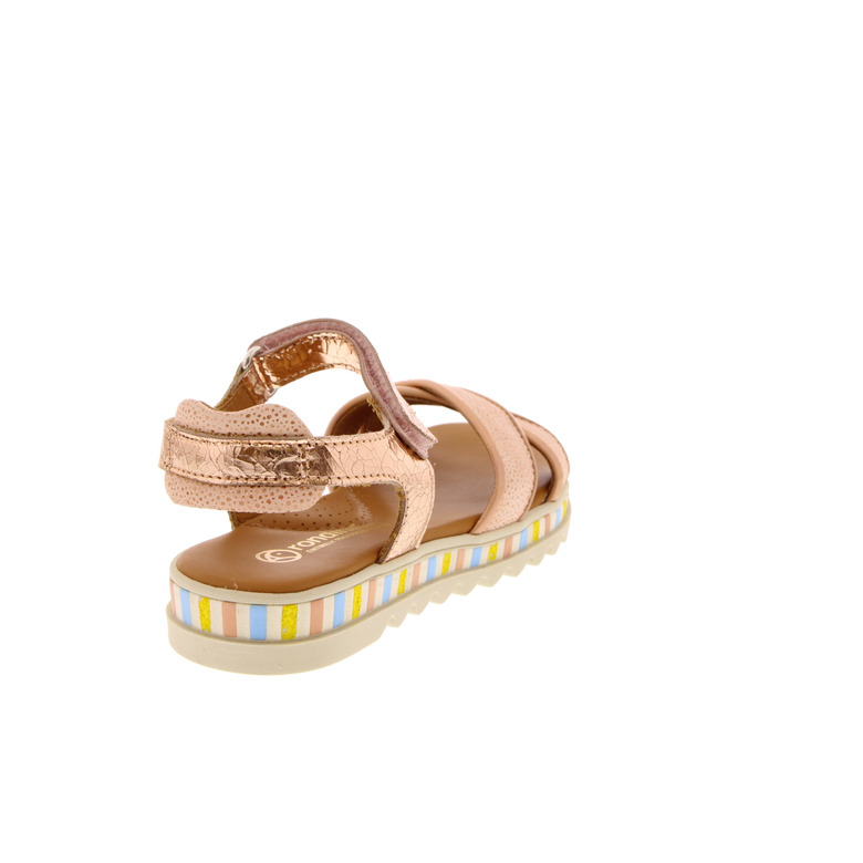 Rondinella sandalen rose gold 4