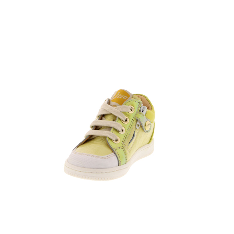 Ocra veterschoenen geel 3