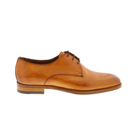 Flecs veterschoenen cognac