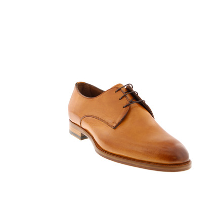 Flecs veterschoenen cognac