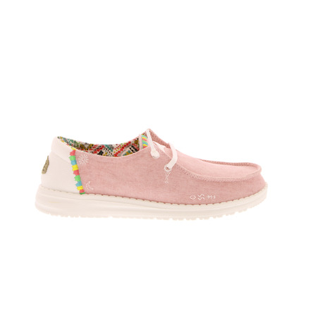 Hey Dude chaussures à lacets rose