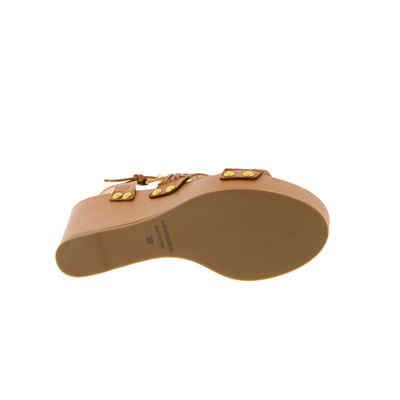 Caroline Biss sandalen camel 5