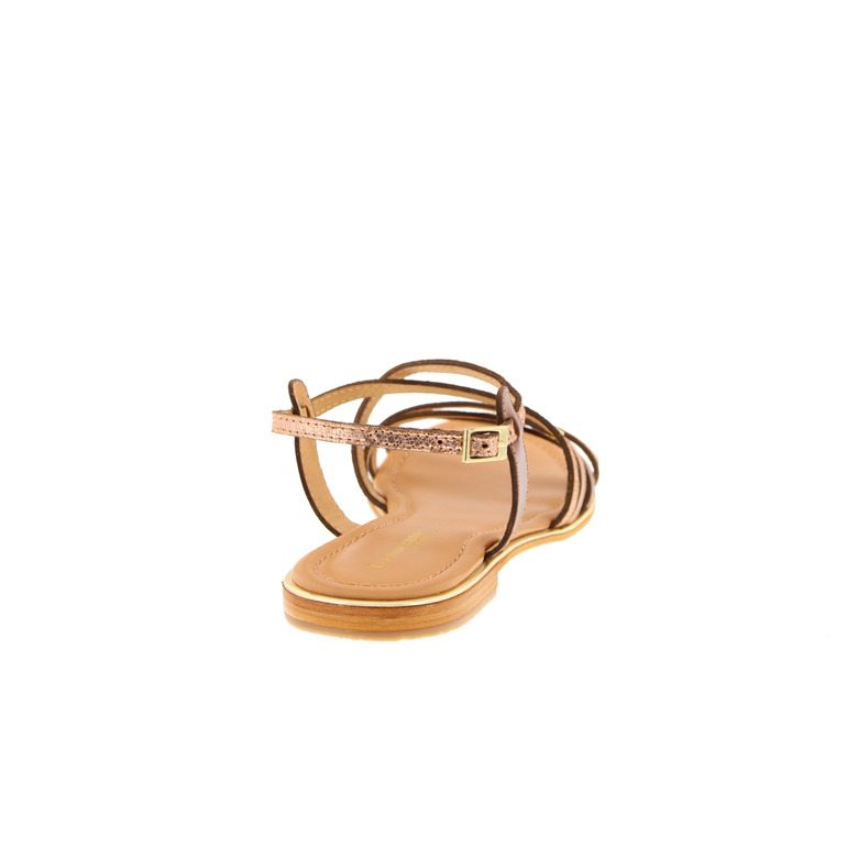 Les Tropeziennes sandalen cognac 4