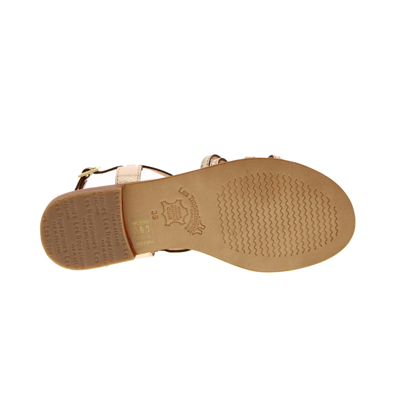 Les Tropeziennes sandalen goud 5