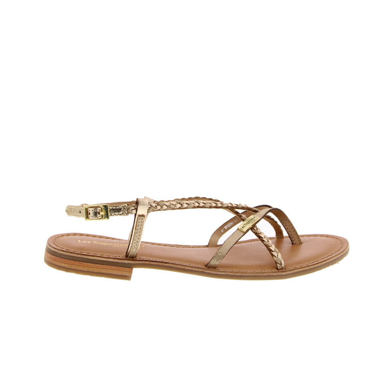 Les Tropeziennes sandalen goud 1