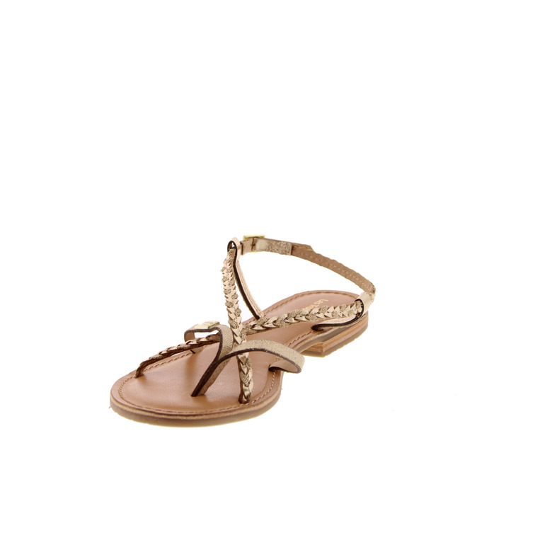 Les Tropeziennes sandalen goud 3