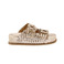 Sweet Lemon thong slippers gold 1