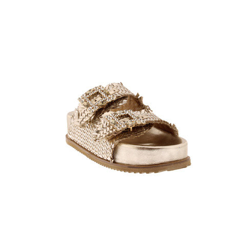 Sweet Lemon slippers goud