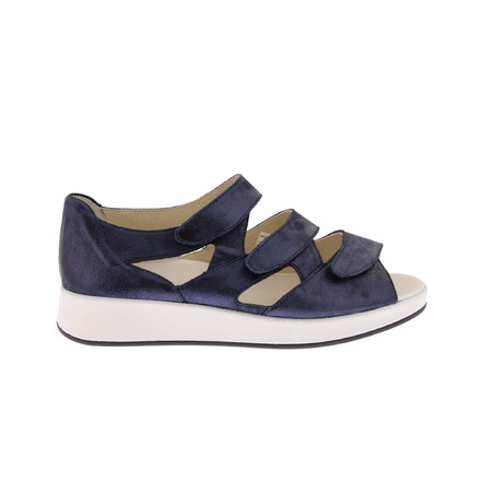 Solidus velcro schoenen blauw
