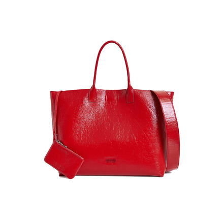 Essentiel shopper rouge