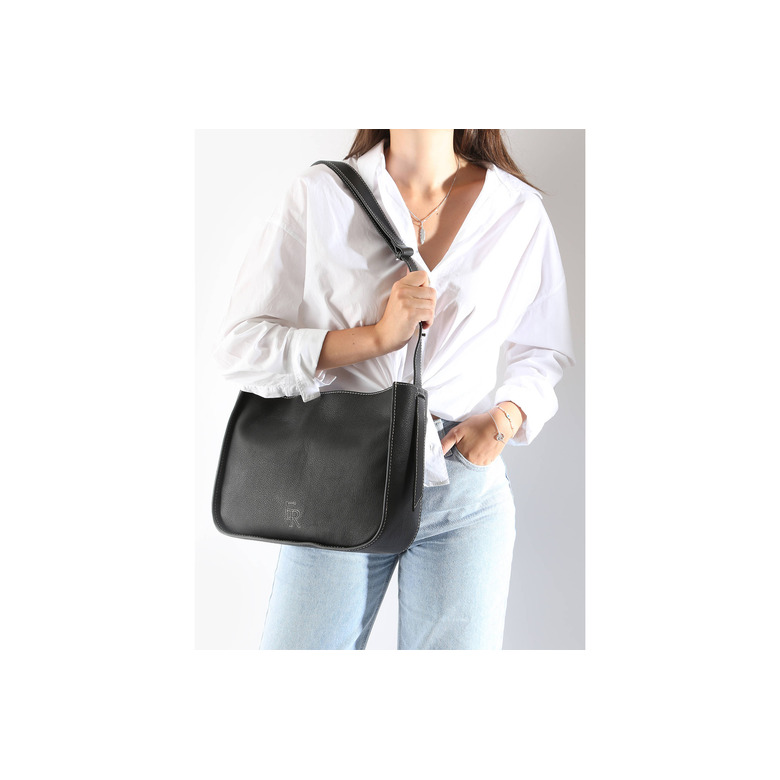 Etrier schultertasche schwarz 4