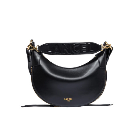 Lancel schultertasche schwarz