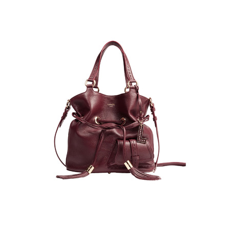 Lancel sac à main bordeaux