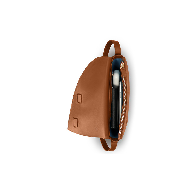 Kaai crossbody cognac 2
