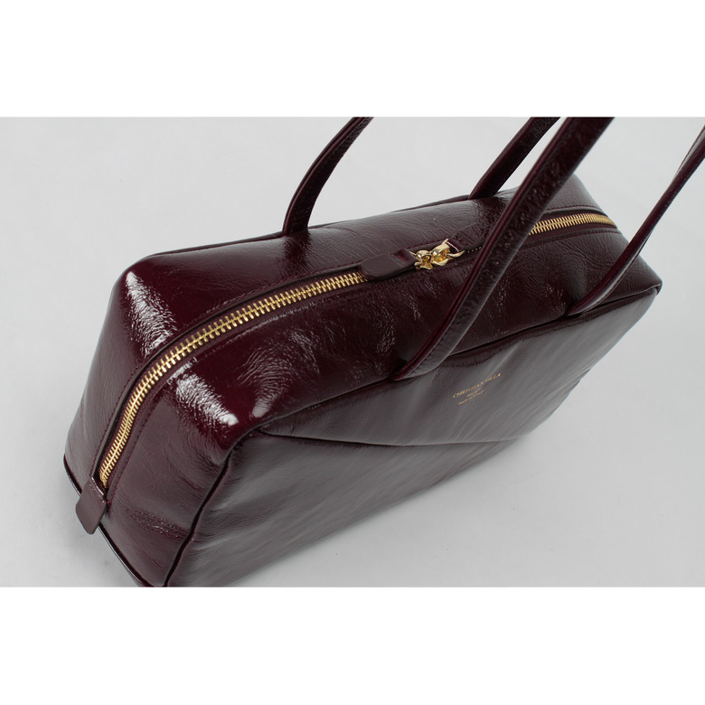 Christian Villa shoulder bag bordeaux 4