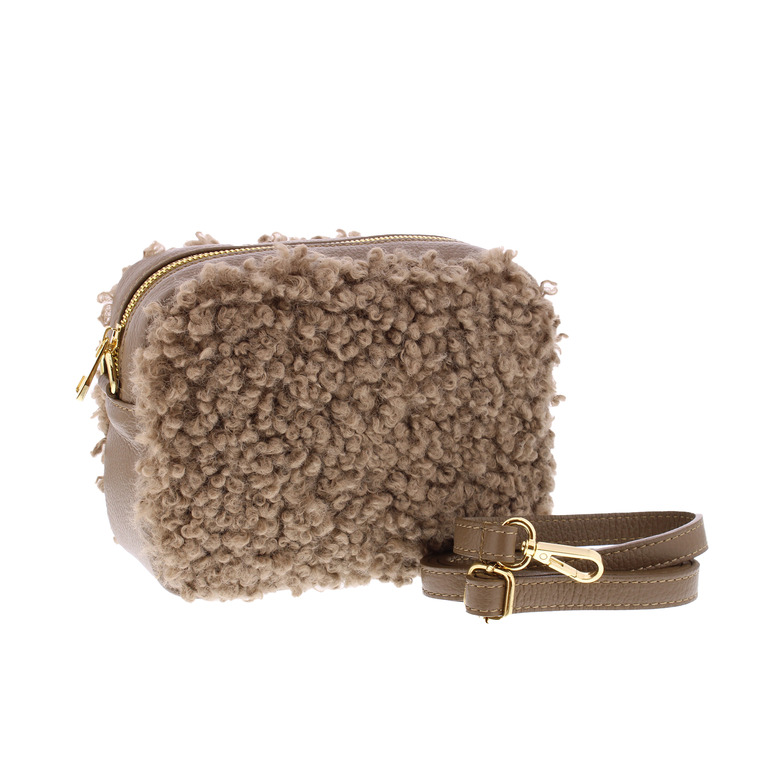Andrea Cardone umhängetasche taupe