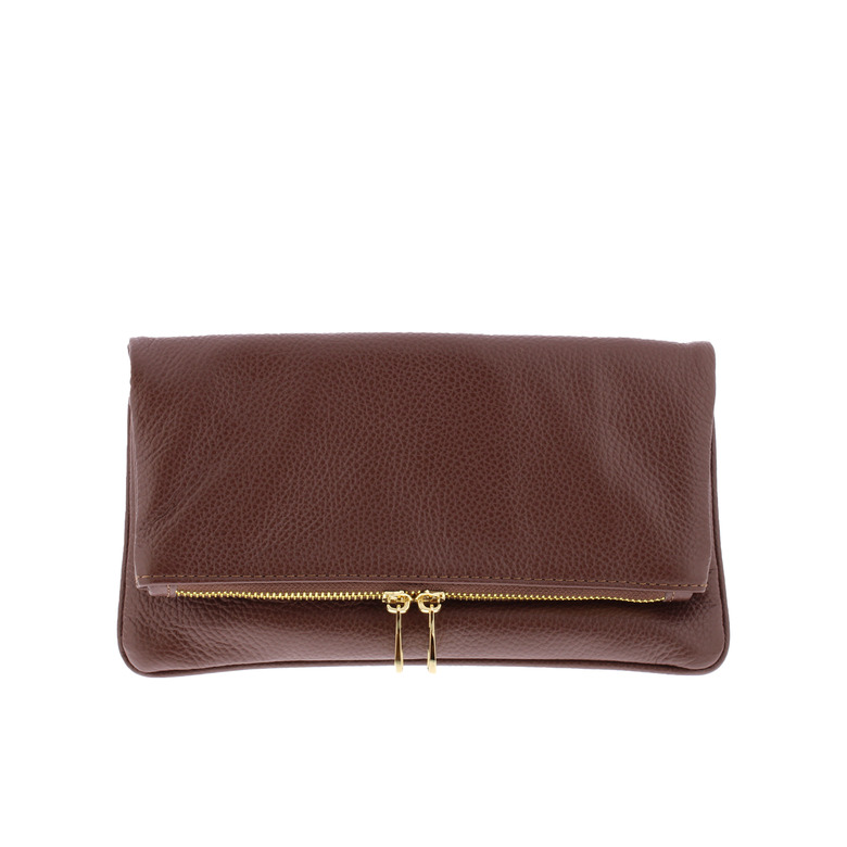 Andrea Cardone clutch brown