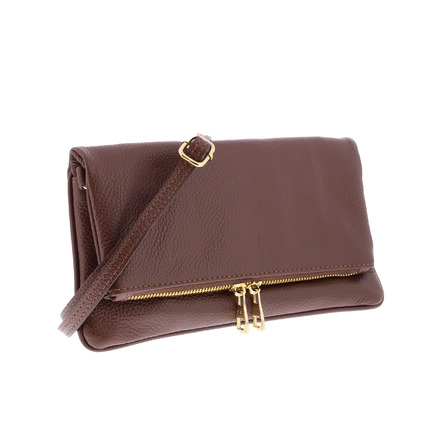 Andrea Cardone clutch brown