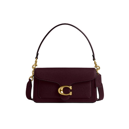 Coach schultertasche bordeaux