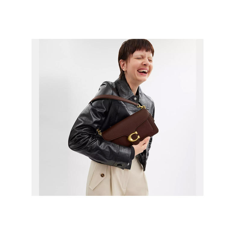 Coach shoulder bag brown 4