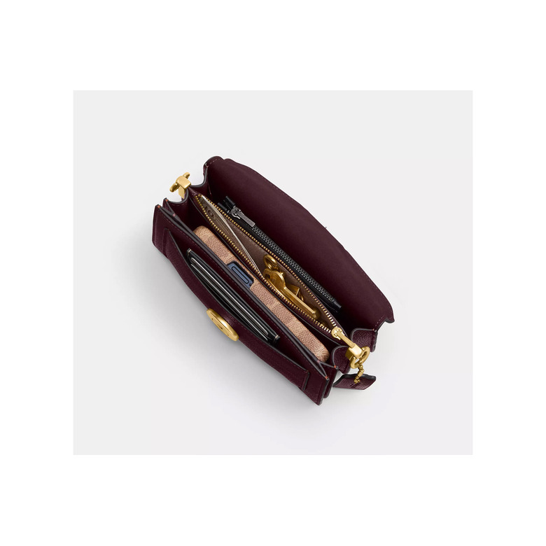 Coach schultertasche bordeaux 4