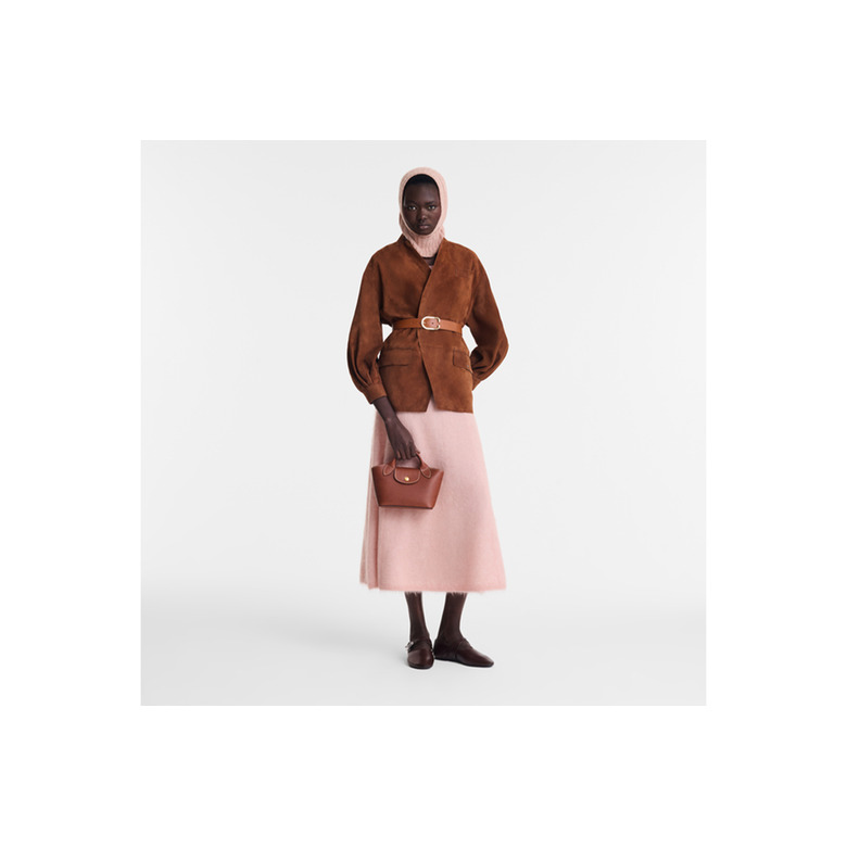 Longchamp handbag brown 3