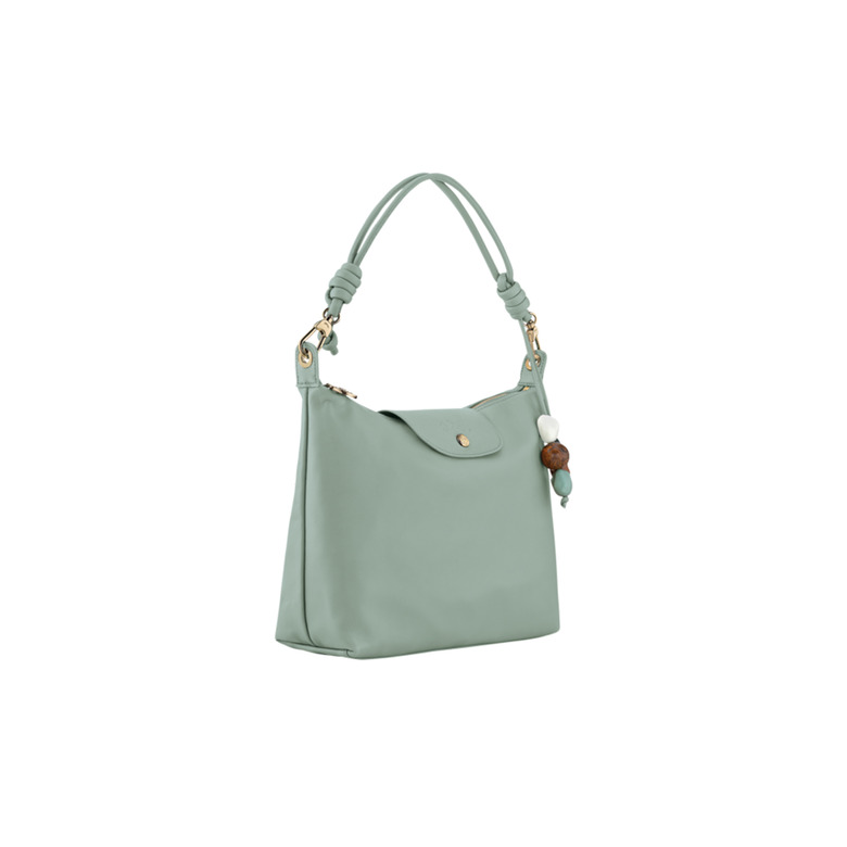 Longchamp sac porté épaule vert 2