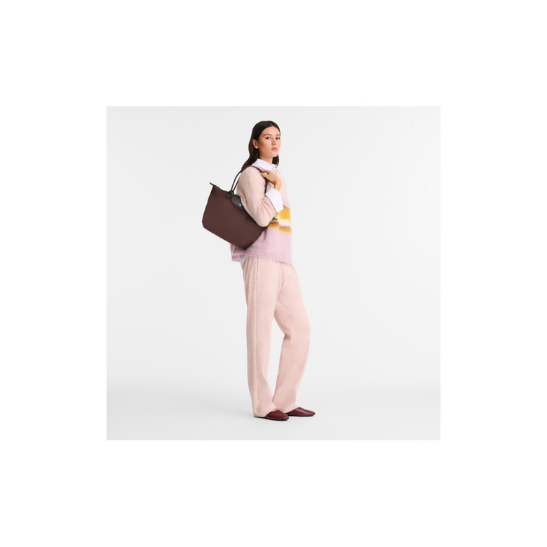 Longchamp schultertasche braun 5
