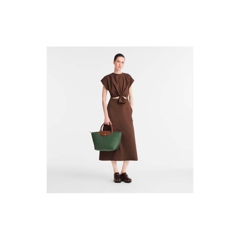 Longchamp handbag green 5