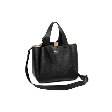Crinkles Sibel handtasche schwarz