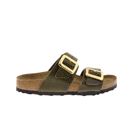 Birkenstock thong slippers brown