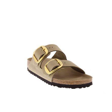 Birkenstock thong slippers taupe