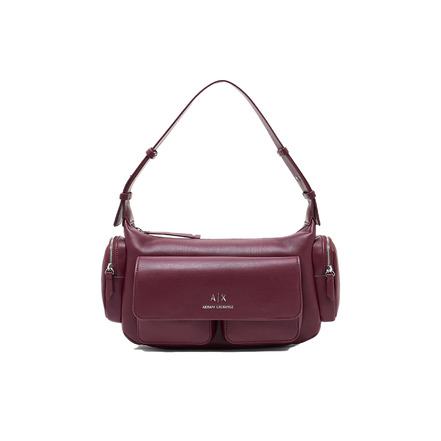 Armani Exchange schultertasche bordeaux