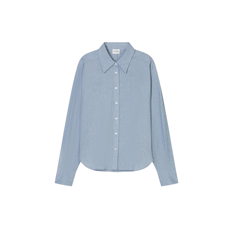 Closed bluse blau