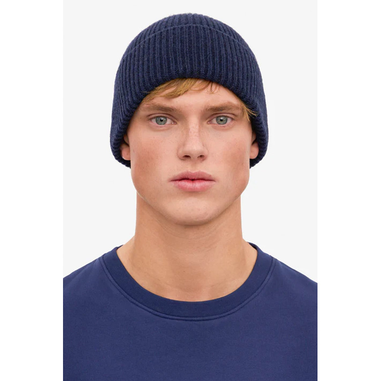 Colorful Standard beanie blue 2