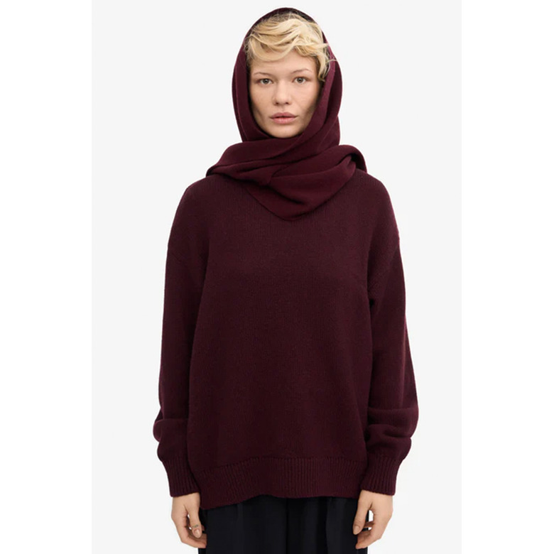 Colorful Standard scarf bordeaux 2